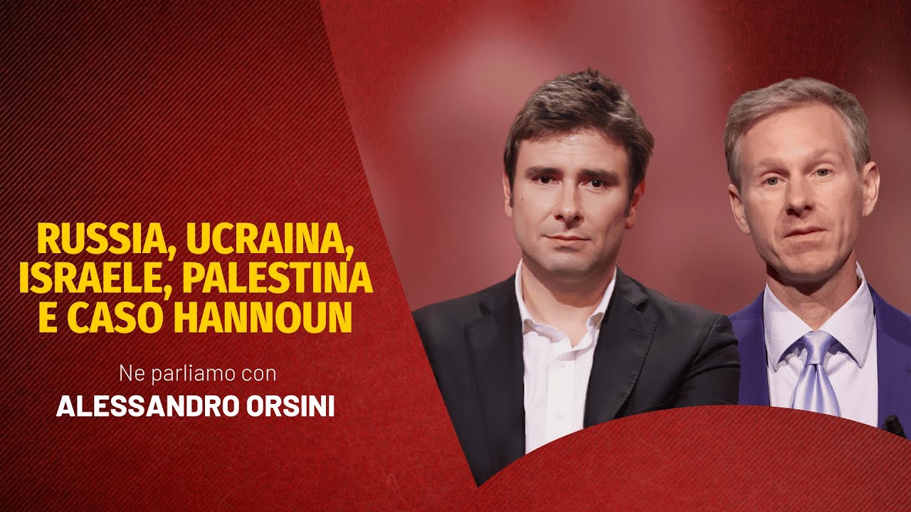 Russia, Ucraina, Israele, Palestina e caso Hannoun ne parlano con Alessandro Orsini