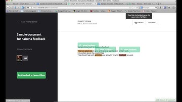 Kaizena Voice Comments