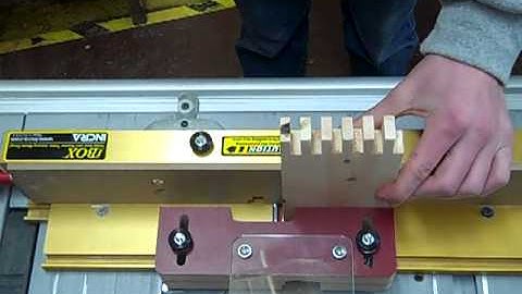 Basic Use of Incra Jig for Finger Joints on BHS Jewlry Box