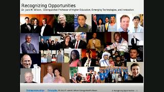 2 Entrepreneurship: Recognizing Opportunities 31 Jan 2018