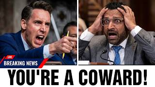 Josh Hawley DESTROYS Kash Patel in Brutal Showdown: You're a Coward!