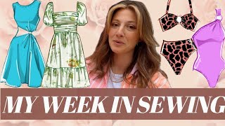 My week in sewing! Making an Italian holiday wardrobe. McCall's M8252 sewalong and fabric haul