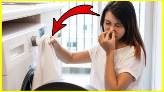 Laundry stinks after washing  This trick helps IMMEDIATELY