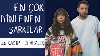 En Çok Dinlenen Şarkılar  (26 KASIM - 3 ARALIK 2020 ) - ŞAFAK KARAMAN