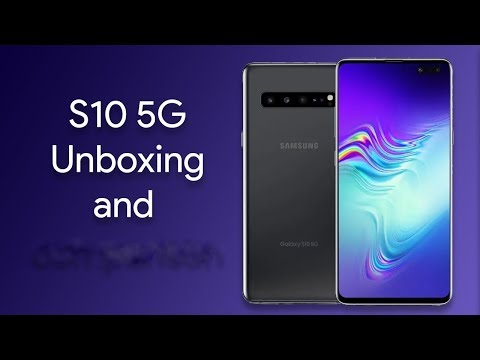 কোরিয়ান সংস্করণ Samsung galaxy s10 5G আনবক্সিং