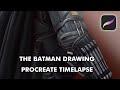 Drawing 'The Batman' - Procreate Timelapse