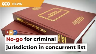 Adding criminal jurisdiction to constitution’s concurrent list a no-go, say experts