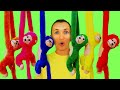 Five little monkey Nursery rhymes for babies. Super Simple Song for Kids |  Sing Along With Tiki.