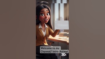 Welcome to my Channel👋/short Animated Intro🎬#Animation#shortsviral