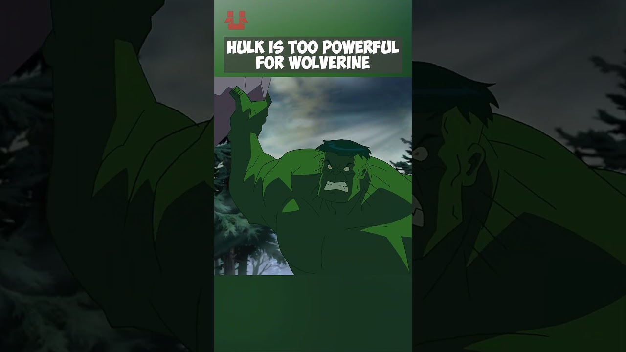 Hulk Is Too Powerful For Wolverine 😐