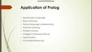 Artificial Intelligence- Basic knowledge of programming language like PROLOG ||By Soma Sarkar||