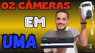 Câmera EZVIZ com 2 LENTES funciona no DVR/NVR Hikvision e Intelbras? Descubra agora!