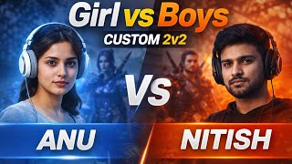Anu vs Nitish🎮 custom challenge in 2v2 victory in boys comeback #heashotking #freefire #viral 
