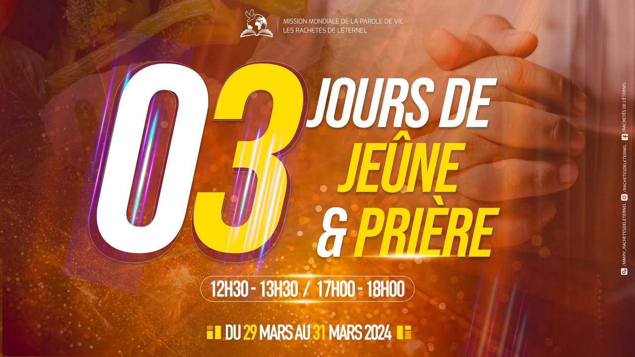 Jour 1 soir 3 jours de jeûne et prière Prier afin que Dieu augmente — free download