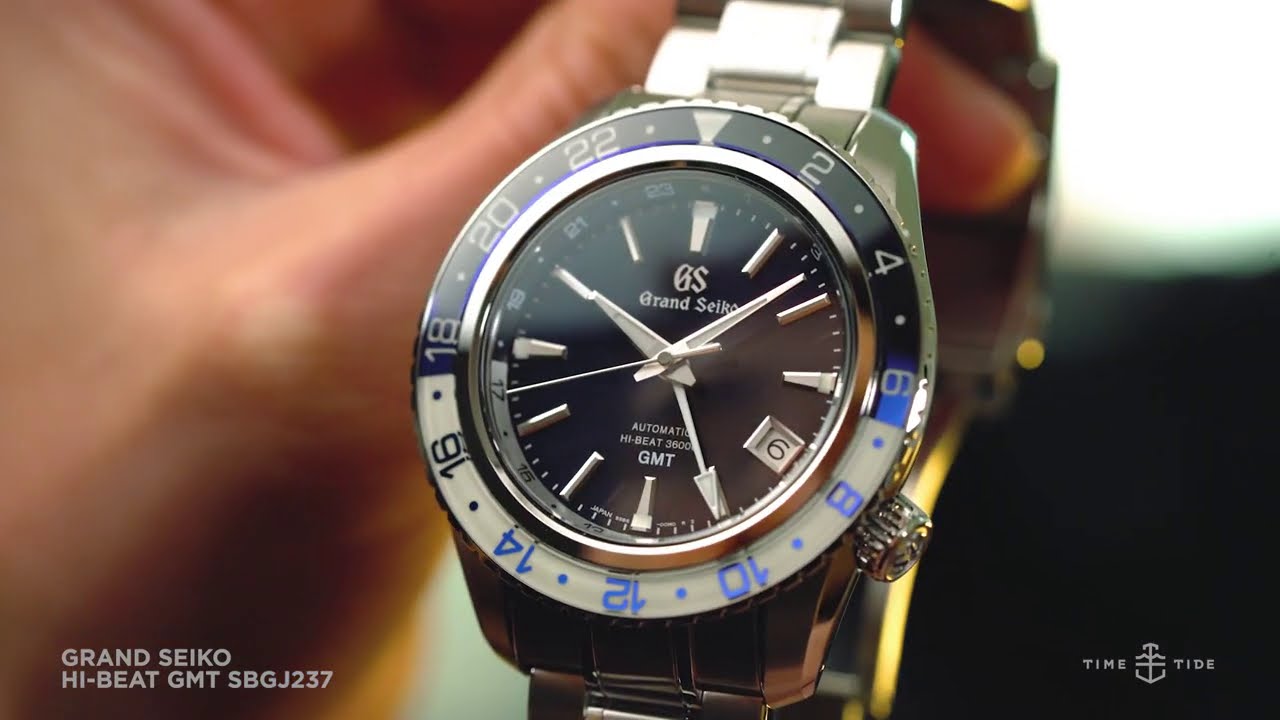 The Grand Seiko Hi-Beat GMT SBGJ237 & SBGJ239 are two of the boldest steel  sports watches of 2020 - YouTube