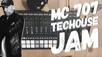 Mc707 Quick Techouse jam