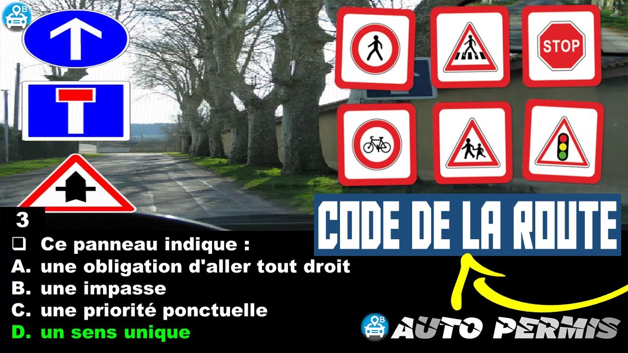 Examen Theorique Saaq Quebec Securite Routiere Au Canada Permis De Conduire Quebec Test 3 Youtube