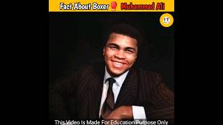 Fact About Boxer Muhammad Ali | Fact_Tv ytshorts shorts youtubeshorts shortfeed fact
