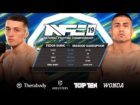 Fedor Duric vs. Masoud Sadeqpoor ➤ NFC 19