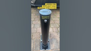 Telescopic Bollards Stolen Car Security Post Theft