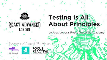 Testing Is All About Principles - Alex Lobera