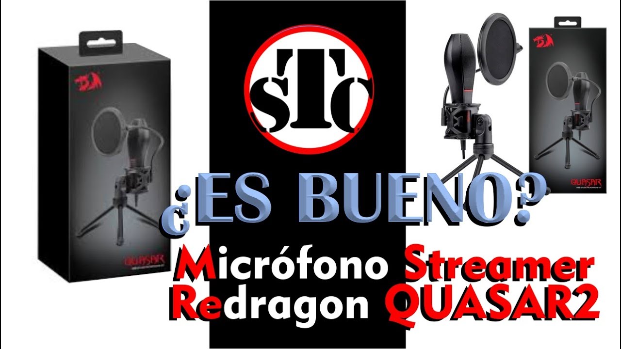 Desarmado micrófono ReDragon QUASAR2 teardrop & Review - YouTube