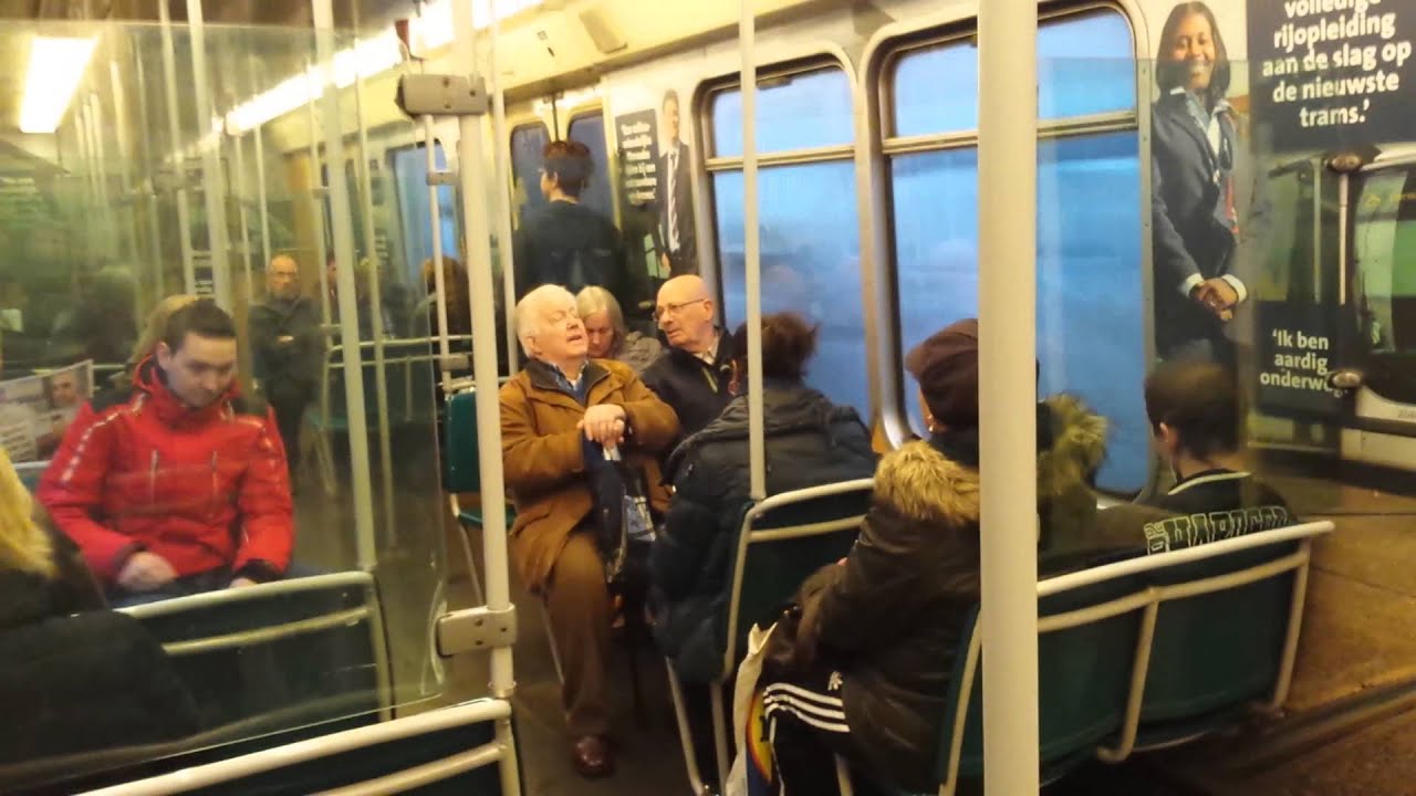 RET Metro Type T (5214) rit op Lijn C tussen Spijkenisse Centrum en Zalmplaat, richting De Terp