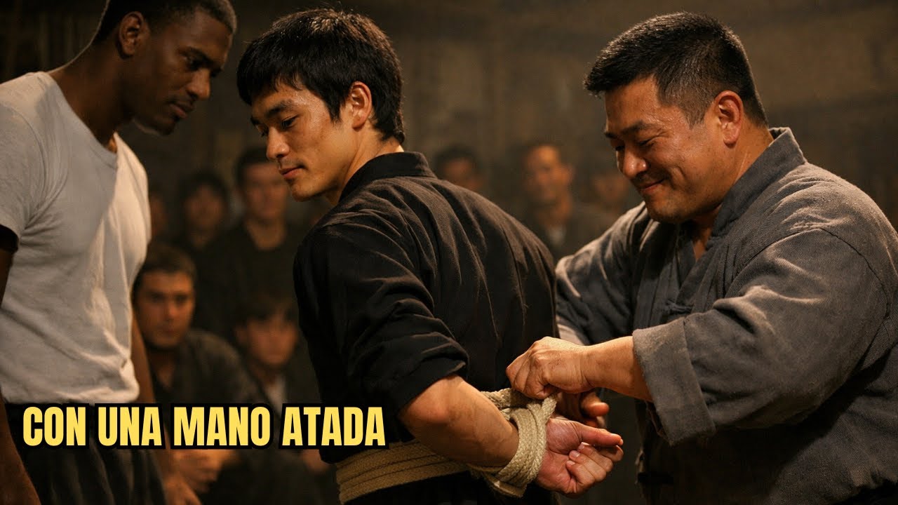 Bruce Lee aceptó pelear con una sola mano atada... nadie esperaba lo que pasó en 8 segundos