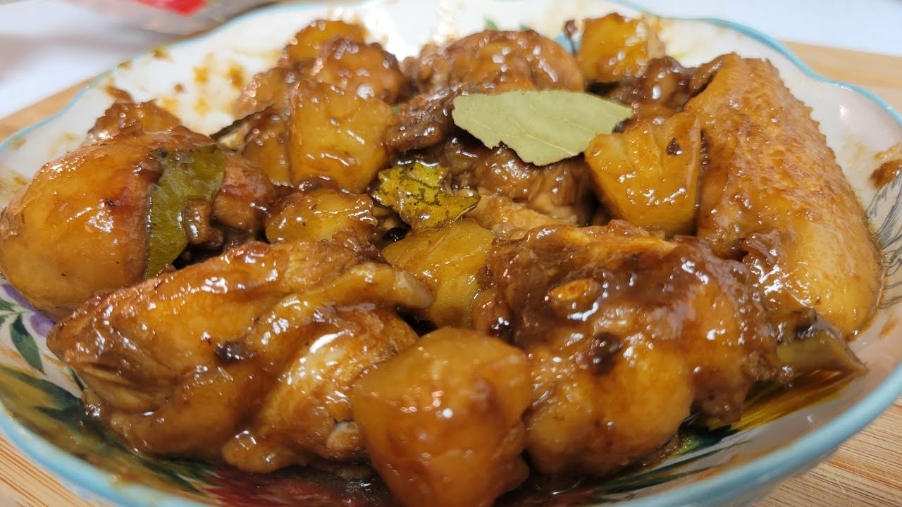 Chicken hamonado with pineapple chunkslutongpinoyulampinoy YouTube