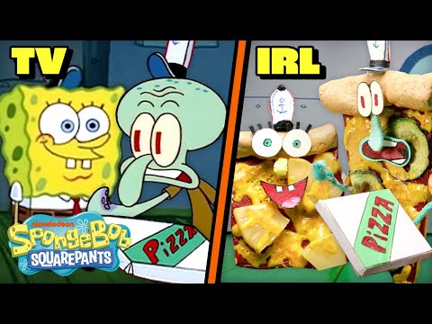 SpongeBob Delivers Pizza IRL! 🍕 | \