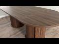 AMERLIFE Oval Dining Table Review: Hidden Storage & Modern Design