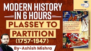 Complete Modern Indian History (Plassey to Partition) in One Video | 1757-1947 |UPSC Prelims & Mains