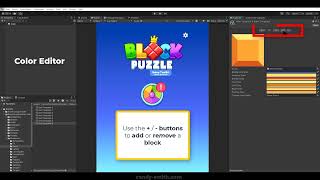 Block Blast Puzzle: Game Toolkit. Color Editor Tutorial. screenshot 5