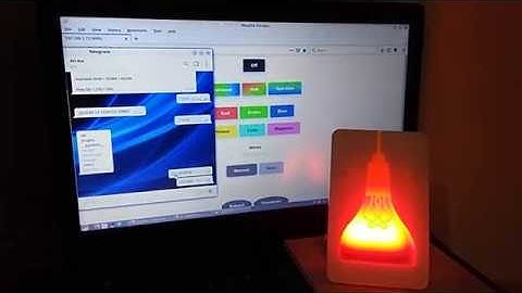 Smart LED Lamp (Raspbery Pi + Unicorn HAT)