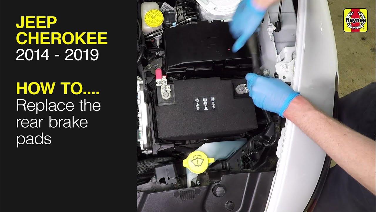 How to Replace the rear brake pads on the Jeep Cherokee 2014 to 2019