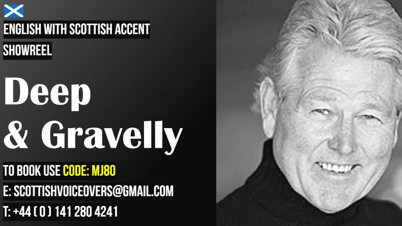 MJ80 Deep Gravelly - Scottish Male Voice Actor - Showreel - YouTube