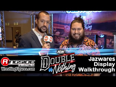AEW Double or Nothing 2023 Fan Fest: Jazwares Display Walkthrough w/ Designer Magic Olmos!