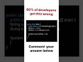 Guess the output | Most asked Java Interview question | Tricky Java Questions #3