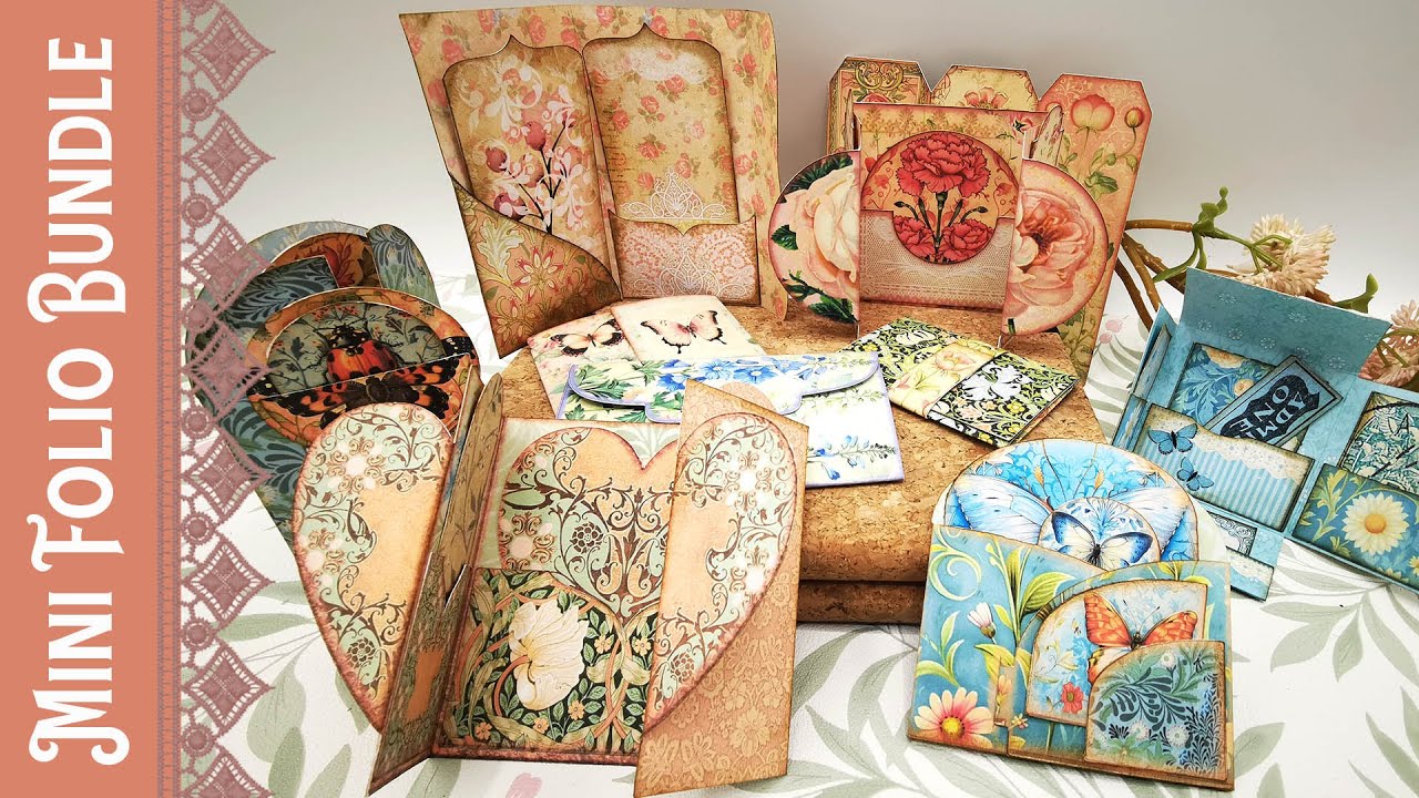 Mini Junk Journal Folio Bundle Tutorial - YouTube