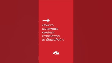How to automate content translation in SharePoint | #sharepoint