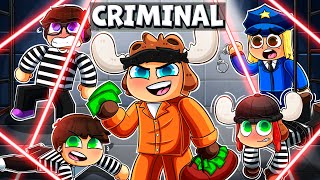 Becoming MOST WANTED CRIMINALS in Roblox