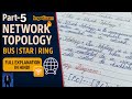What is Network Topology? | Bus, Star, Ring Topology Explained in Hindi | Exam Important