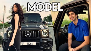 SPENDING 24 HOURS WITH A CAR MODEL | Laiba Khan Lodhi