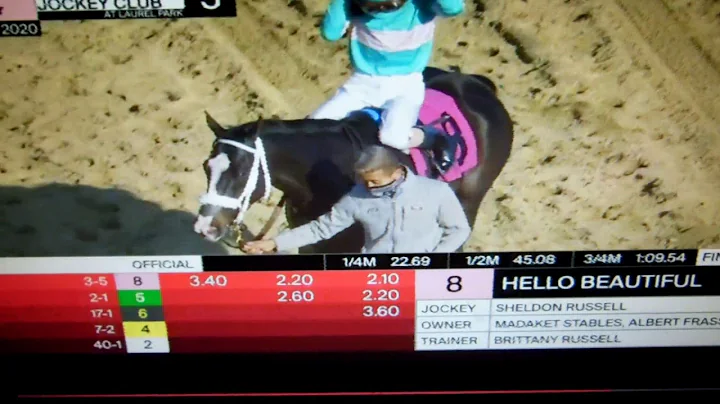Hello Beautiful wins $100K Stakes at Laurel, Britt...