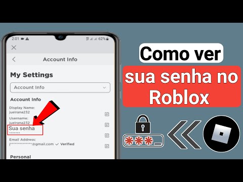 Como ver sua senha do Roblox no celular 2023 Consulte a senha de login do  Roblox se você a esqueceu 