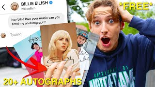 How many FREE CELEBRITY AUTOGRAPHS can you get in A WEEK by just asking... by GeorgeMasonTV 1,036,151 views 2 years ago 16 minutes