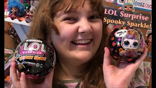 NEW LOL Surprise Spooky Sparkle Dolls - Unboxing Halloween L.O.L. Bebe Bonita \& Witchay Babay