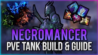 🛡️💀 Eso - Pve Necromancer Tank Build & Guide For Dungeons | Sets, Skills, Cp Etc. | Ascending Tide