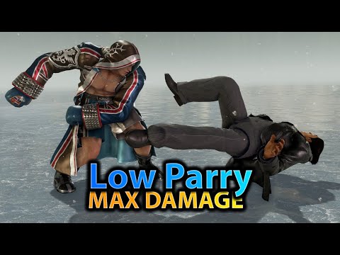 Steve Low Parry Combos | Max Damage