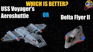 Voyager's Aeroshuttle Crew VS Delta Flyers Tom Paris - Star Trek Ship Battles - Bridge Commander